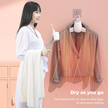 Portable Clothes Drying Hanger/علاقة تجفيف الملابس المحمولة