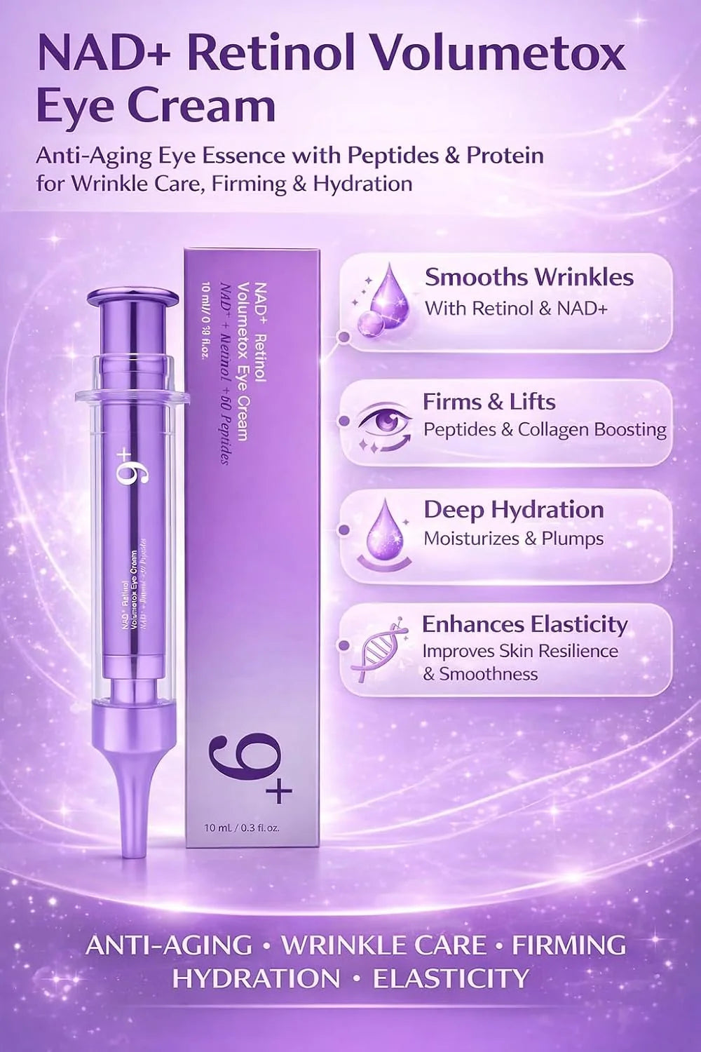 NAD+ Retinol Volumetox Eye Cream (10 ml)